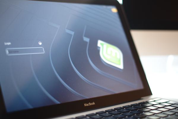 linux mint live usb install for mac book air